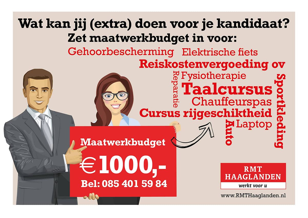 Maatwerkbudget RMT Haaglanden